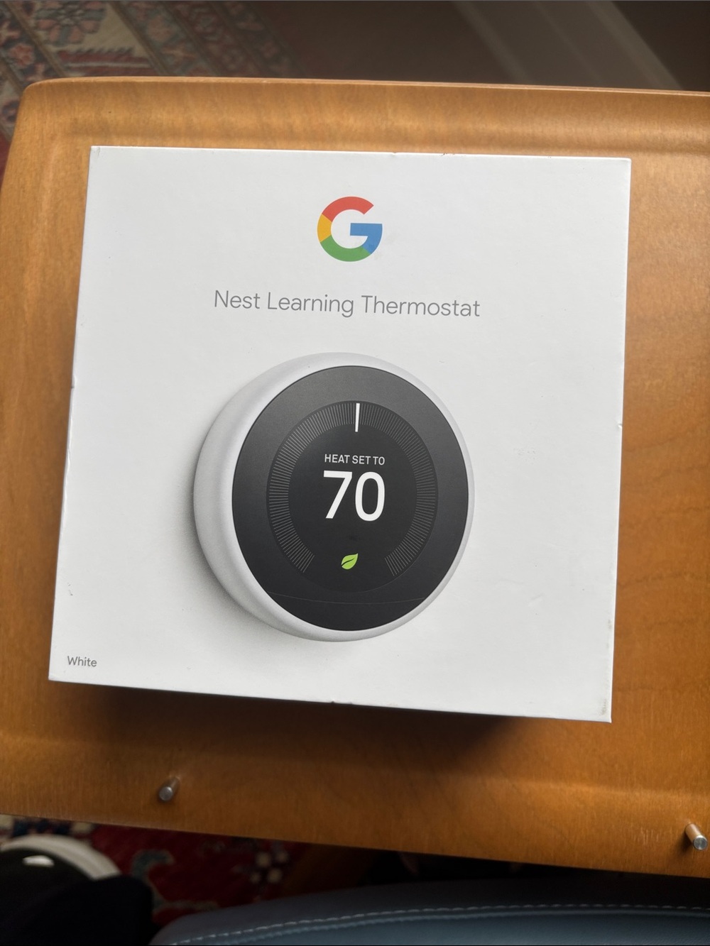 Google Nest Learning Thermostat - White